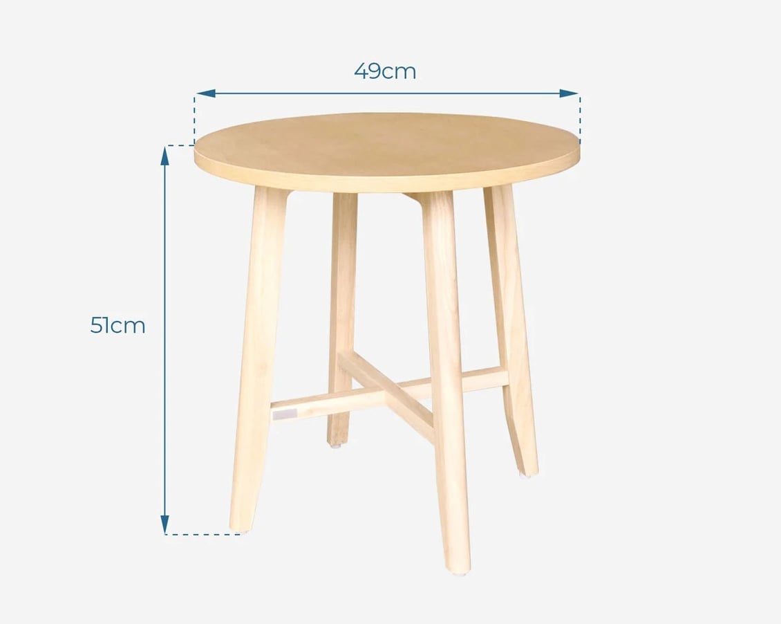 Bàn Sofa – Bàn Cafe – Bàn Trà Tròn Cao Gỗ MOHO OSLO 901 2