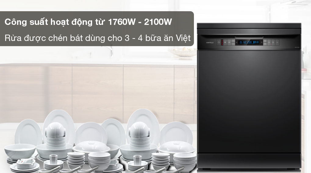 Máy rửa chén độc lập Hafele HDW-F605B (535.29.660) - Công suất