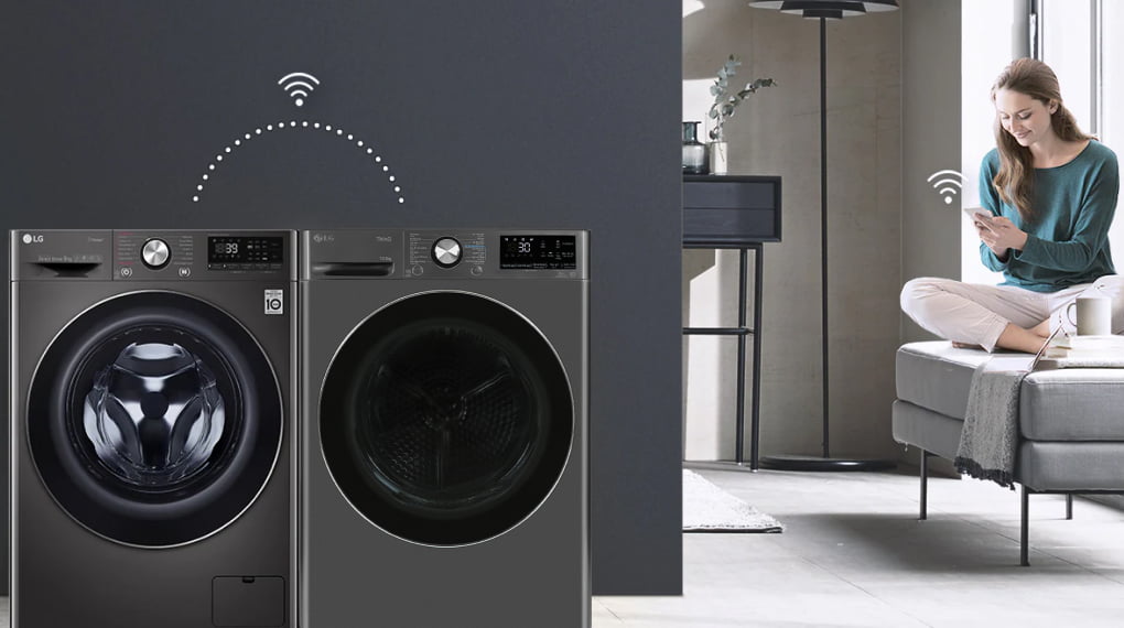 Máy sấy bơm nhiệt LG 10.5 kg DVHP50B - Tiện ích