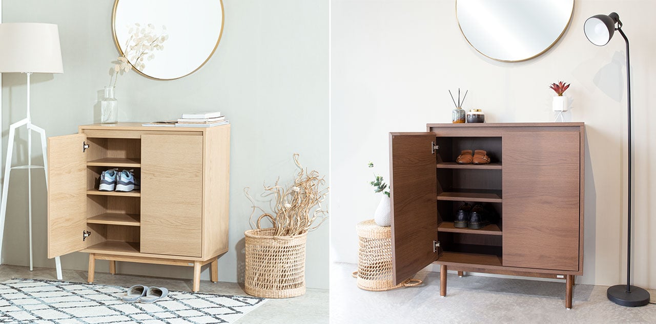 Tủ giày - tủ trang trí OSLO có 02 màu