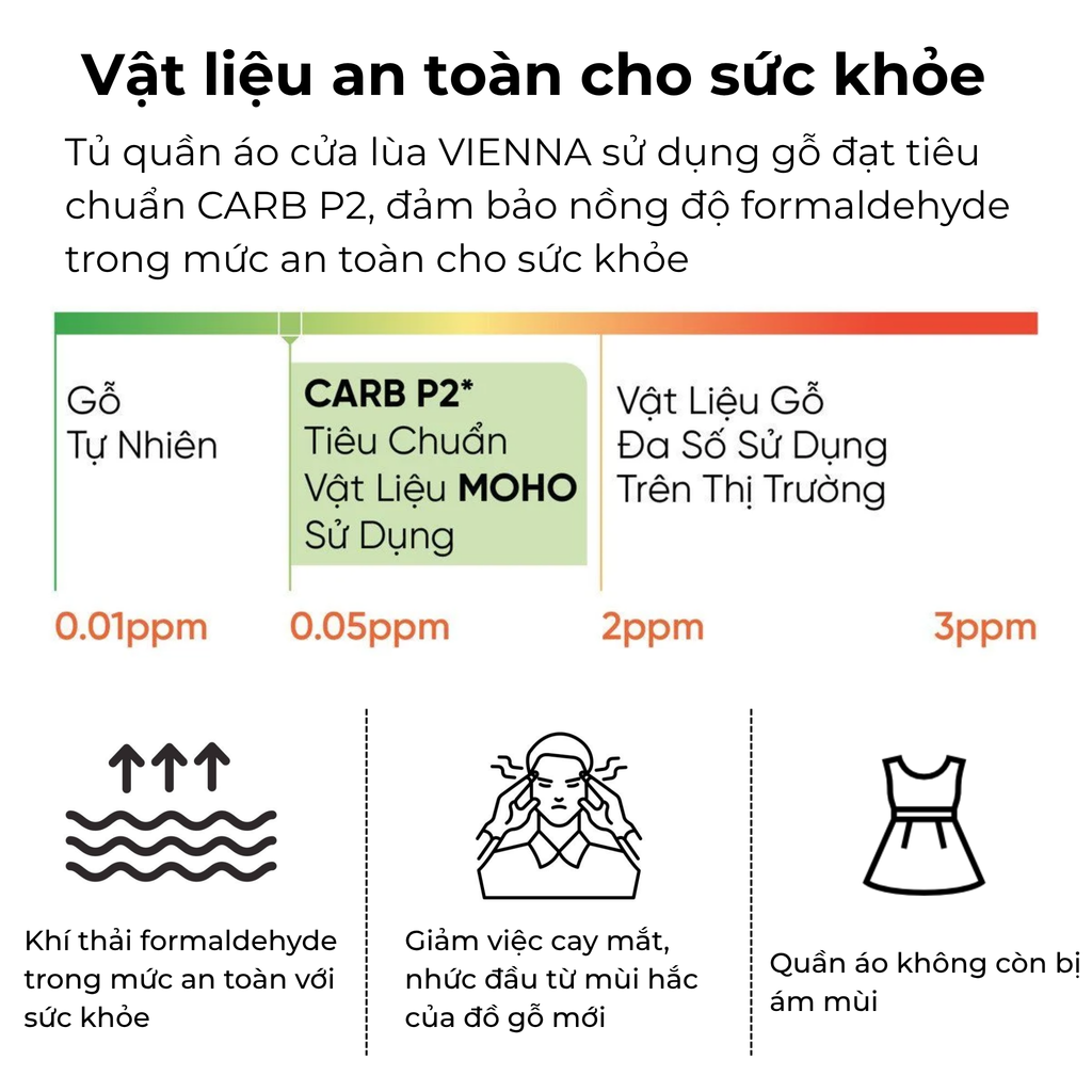 tủ quần áo cửa lùa 1m2 VIENNA